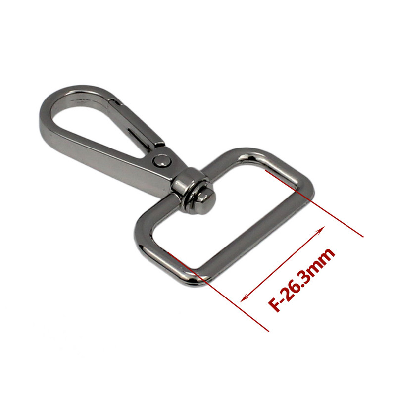 Metalna okretna kožna torba od 4 komada, torbica, torbica, naramenica, kopča za remen, kopča, privjesak za ključeve, lanac za pse, kopča za ovratnik