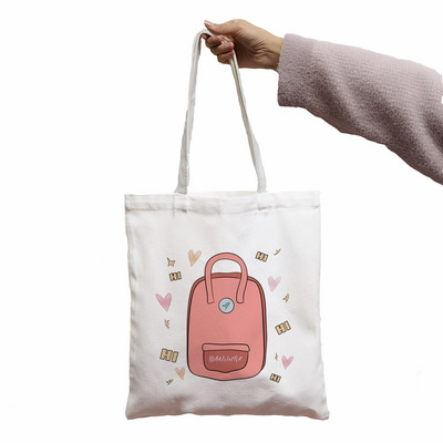 TORBA Heartstopper Leaves Funny Print Cool Ženska Shopper Bag Shopper Bijele Ženske modne shopping torbe na rame Tote bag, Drop Ship