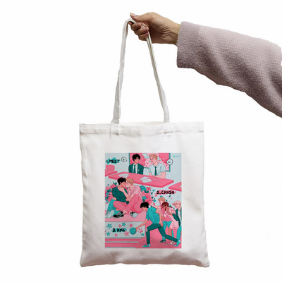 TORBA Heartstopper Leaves Funny Print Cool Ženska Shopper Bag Shopper Bijele Ženske modne shopping torbe na rame Tote bag, Drop Ship
