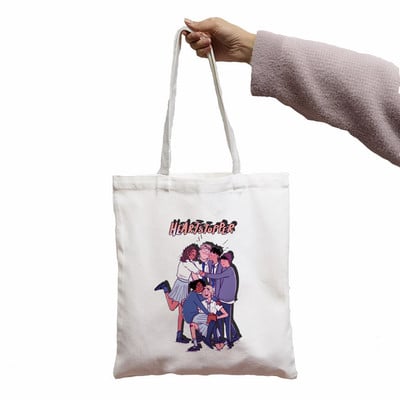 TORBA Heartstopper Leaves Funny Print Cool Ženska Shopper Bag Shopper Bijele Ženske modne shopping torbe na rame Tote bag, Drop Ship