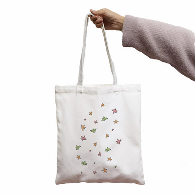 TORBA Heartstopper Leaves Funny Print Cool Ženska Shopper Bag Shopper Bijele Ženske modne shopping torbe na rame Tote bag, Drop Ship