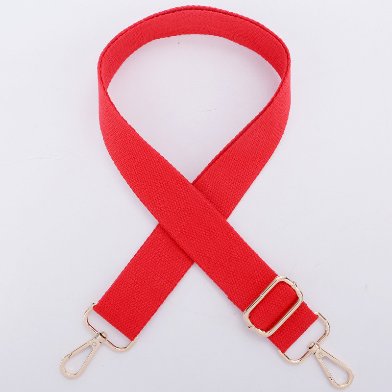 Széles táska pánt kézitáska öv válltáska heveder fogantyú Solid Candy szín fekete piros kék pánt kiegészítő táska rész állítható lánc