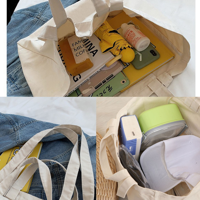 Torbe za kupovinu Organizator Modna platnena velika torba Studentska torba za rame Serija 90-ih godina Ručne torbe velikog kapaciteta Ženske 2022 Ležerne