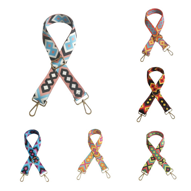 Női új, széles, 3,8 cm keresztben állítható hosszúságú válltáska pánt Táskatartozékokhoz Kézitáska öv 130 cm