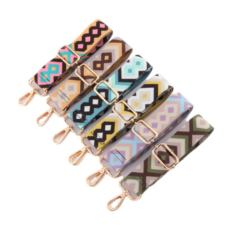 Női új, széles, 3,8 cm keresztben állítható hosszúságú válltáska pánt Táskatartozékokhoz Kézitáska öv 130 cm