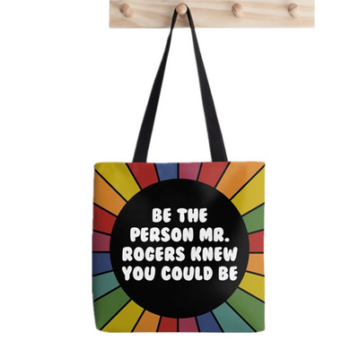 Shopper Basset Hound torba s oslikanim splatter printom ženska Harajuku shopper torba djevojka Torba za kupovinu na rame Ženska platnena torba