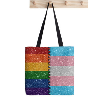 Shopper Basset Hound torba s oslikanim splatter printom ženska Harajuku shopper torba djevojka Torba za kupovinu na rame Ženska platnena torba