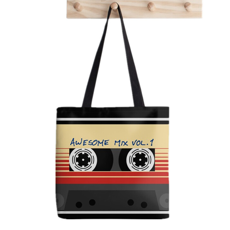 Shopper Basset Hound torba s oslikanim splatter printom ženska Harajuku shopper torba djevojka Torba za kupovinu na rame Ženska platnena torba