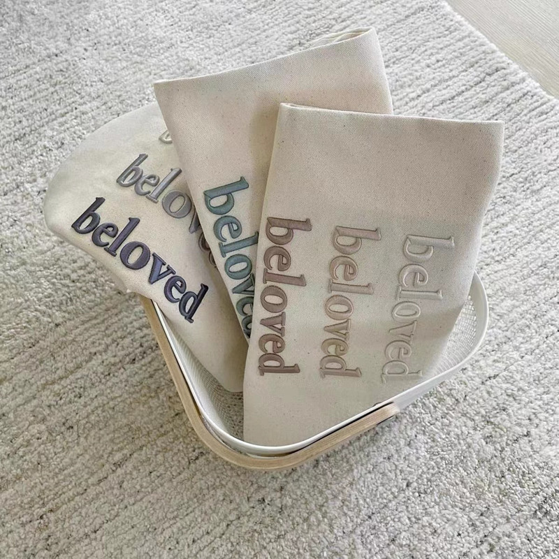 PURDORED 1 kom Nova ženska torba s gradijentnim tekstom Platnena torba za slobodno vrijeme preko ramena Torba za višekratnu kupovinu Školska torba za učenice