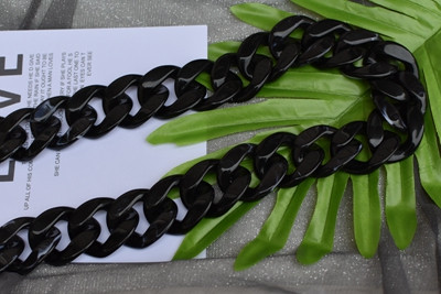 Fish Bone 30-120cm rășină acrilică cu lanț pentru geantă curea de mână curea din plastic la modă colorată pentru femei, accesorii pentru geantă, curea de umăr