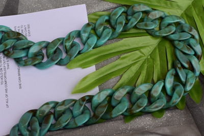 Fish Bone 30-120cm rășină acrilică cu lanț pentru geantă curea de mână curea din plastic la modă colorată pentru femei, accesorii pentru geantă, curea de umăr