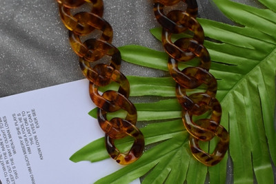 Fish Bone 30-120cm rășină acrilică cu lanț pentru geantă curea de mână curea din plastic la modă colorată pentru femei, accesorii pentru geantă, curea de umăr