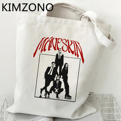 Maneskin bevásárlótáska vászon bolso tote recycle bag bag boodschappentas sacola cabas