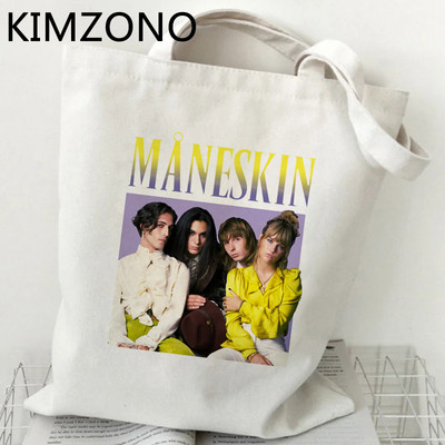 Maneskin bevásárlótáska vászon bolso tote recycle bag bag boodschappentas sacola cabas