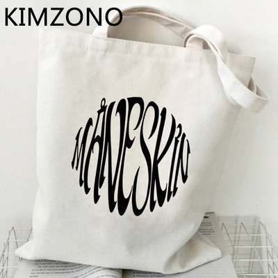 Maneskin bevásárlótáska vászon bolso tote recycle bag bag boodschappentas sacola cabas