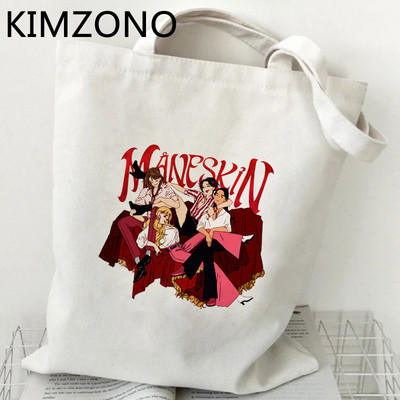 Maneskin bevásárlótáska vászon bolso tote recycle bag bag boodschappentas sacola cabas