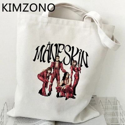 Maneskin bevásárlótáska vászon bolso tote recycle bag bag boodschappentas sacola cabas