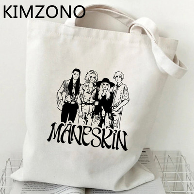 Maneskin bevásárlótáska vászon bolso tote recycle bag bag boodschappentas sacola cabas