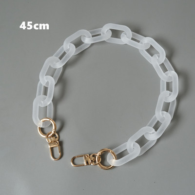 Új akril táska lánc táska szíj kivehető táska kiegészítők színes női gyanta táskalánc táska lánc erszényes lánc Fishbone lánc