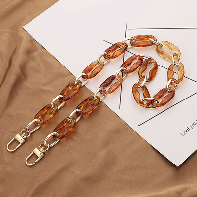 Új akril táska lánc táska szíj kivehető táska kiegészítők színes női gyanta táskalánc táska lánc erszényes lánc Fishbone lánc