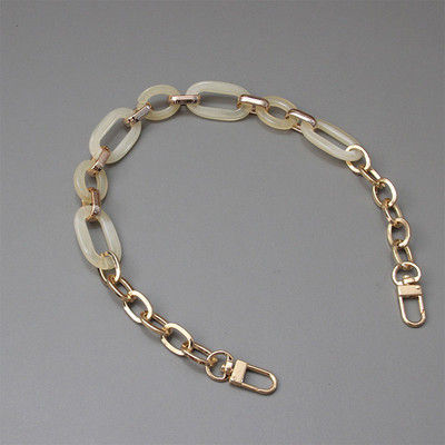 Új akril táska lánc táska szíj kivehető táska kiegészítők színes női gyanta táskalánc táska lánc erszényes lánc Fishbone lánc