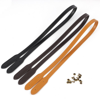 2PCS Remen za torbu Odvojiva ručka od PU kože Ženska torba na rame Jednobojna traka za remen za ručku DIY Dodaci za zamjensku torbu 72 cm