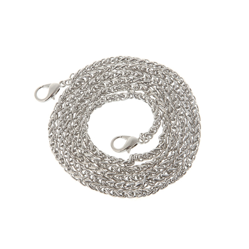 Maiņas somiņas ķēdes siksna Rokturis Pleci Crossbody Rokassomu Soma Metāls 120cm