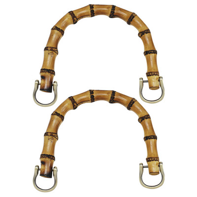 2 komada bambusovih torbica u obliku slova U Ručka za ručno izrađene ženske torbice DIY torbica Zamjena Dodaci Izrada ukrasa za torbe