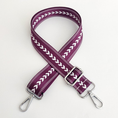 Curea de nailon pentru genți de mână, curea reglabilă pentru genți de mână pentru femei, cu dungi din nailon, cu dungi de zebră, accesorii pentru bagaje pentru bagaje.