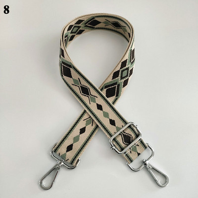 Curea de nailon pentru genți de mână, curea reglabilă pentru genți de mână pentru femei, cu dungi din nailon, cu dungi de zebră, accesorii pentru bagaje pentru bagaje.