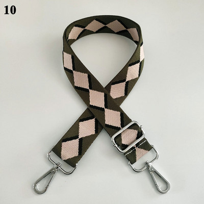 Curea de nailon pentru genți de mână, curea reglabilă pentru genți de mână pentru femei, cu dungi din nailon, cu dungi de zebră, accesorii pentru bagaje pentru bagaje.