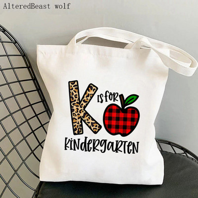 Női vásárló táska matematika tanár nyomtatott Kawaii táska Harajuku bevásárlóvászon vásárlótáska lány kézitáska Vállas női táska