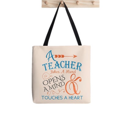 Geantă Kawaii imprimată pentru femei, model colorat, pentru cumpărături Harajuku, pentru cumpărături din pânză