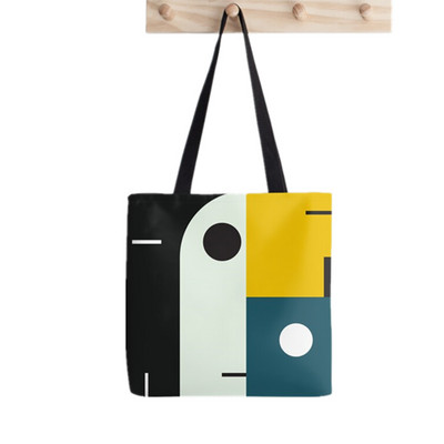 Juokingas Shopper beagle scatter mėtų Tote Print Tote Krepšys moterims Harajuku pirkėjo rankinė mergina Pečių pirkinių krepšys Lady Canvas Krepšys