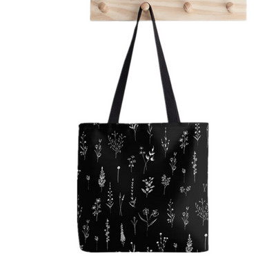 Juokingas Shopper beagle scatter mėtų Tote Print Tote Krepšys moterims Harajuku pirkėjo rankinė mergina Pečių pirkinių krepšys Lady Canvas Krepšys