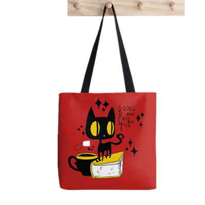 Juokingas Shopper beagle scatter mėtų Tote Print Tote Krepšys moterims Harajuku pirkėjo rankinė mergina Pečių pirkinių krepšys Lady Canvas Krepšys