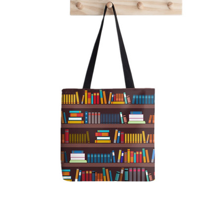 Juokingas Shopper beagle scatter mėtų Tote Print Tote Krepšys moterims Harajuku pirkėjo rankinė mergina Pečių pirkinių krepšys Lady Canvas Krepšys