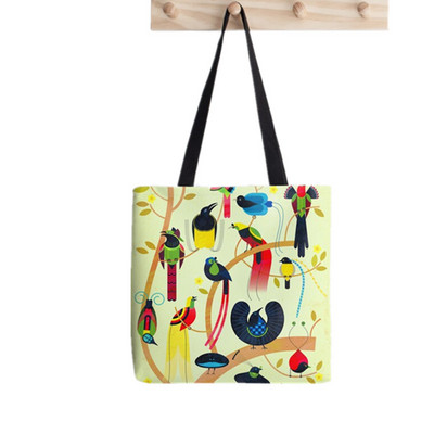 Juokingas Shopper beagle scatter mėtų Tote Print Tote Krepšys moterims Harajuku pirkėjo rankinė mergina Pečių pirkinių krepšys Lady Canvas Krepšys