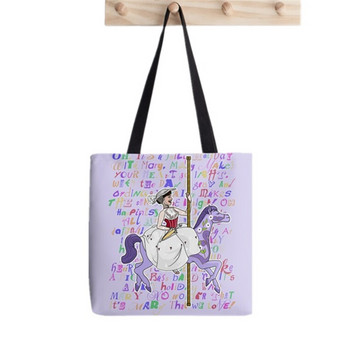 2021 Shopper Mary Poppins Tote Bag Printed Tote Bag γυναικεία τσάντα Harajuku shopper κορίτσι Τσάντα αγορών Τσάντα ώμου Lady Canvas Bag