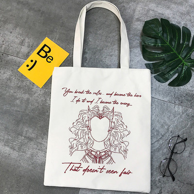 Scarlet Witch torba za kupnju torba od jute za namirnice bolso torba višekratna torba sacola torba boodschappentas grab