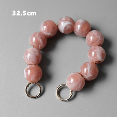 Novi dodaci za žensku torbu Bijelo Zeleno Crveni Dijelovi od akrilne smole Luksuzna narukvica od kuglica ručne izrade Ženska zamjenska ručka za torbicu