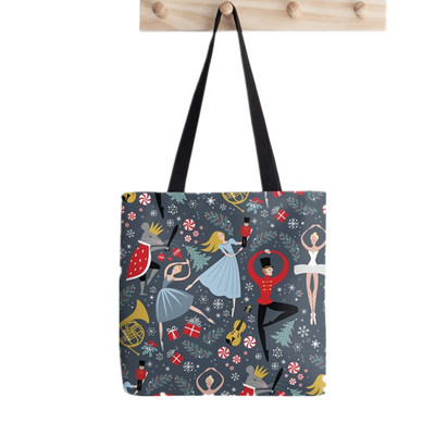 Shopper Clara`s Nutcracker Ballet Printed Tote Bag γυναικεία τσάντα Harajuku shopper κορίτσι Τσάντα για ψώνια Shoulder Τσάντα Lady Canvas