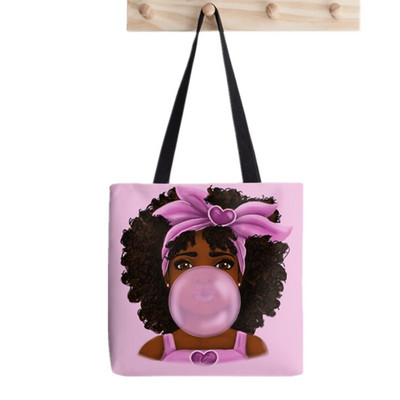 Pirkėjos Clara's Nutcracker baleto spausdintas krepšys, moteriškas Harajuku pirkėjo rankinė mergina Pečių pirkinių krepšys Lady Canvas Bag