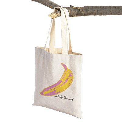 Zenei plakátok különböző zenekarok előadásában Bevásárlótáska Dupla nyomtatás Alkalmi skandináv vásárlói táskák Női vászon tote Női kézitáska