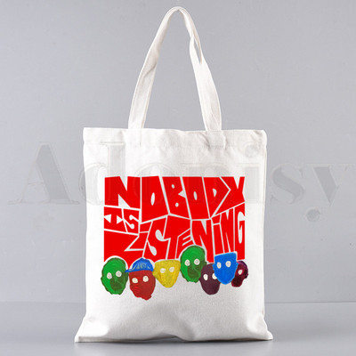 Zayn Malik Keegi ei kuula Harajuku Graafilised käekotid Õlakotid Vabaaja ostlemine Tüdrukute Käekott Naiste Elegantne lõuendist kott