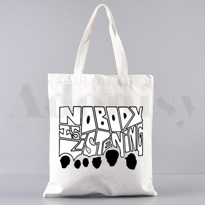 Zayn Malik Keegi ei kuula Harajuku Graafilised käekotid Õlakotid Vabaaja ostlemine Tüdrukute Käekott Naiste Elegantne lõuendist kott