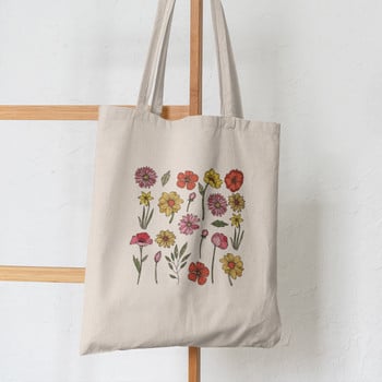 Γυναικεία τσάντα αγορών Luna Moth and Mushrooms tote bag, Bag Shopping Canvas Shopper Bag Τσάντα για κορίτσι Tote Shoulder Lady Bag