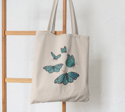 Ženska torba za kupnju Luna Moth and Mushrooms velika torba, torba za kupnju Platnena torba za kupovinu torba za djevojku Ženska torba na rame