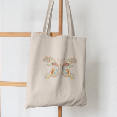 Ženska torba za kupnju Luna Moth and Mushrooms velika torba, torba za kupnju Platnena torba za kupovinu torba za djevojku Ženska torba na rame