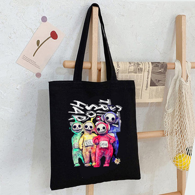 Anime Dragon Women Y2K Punk Canvas Krepšys Harajuku Shopper Didelės talpos moteriškas krepšys Vintažinis klasikinis pečių krepšys Rankinės dovanų krepšys